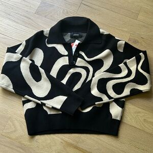 Cider Beige/black collar long sleeve L